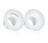 LOZAEVE Insertos de brida de 15 mm compatibles con protectores de pecho Medela y Spectra de 24 mm; comodidad mejorada para reducir el túnel de pezón de 24 mm hasta 15 mm; también se adapta a vasos