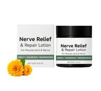 Lozione Lenitiva Per Nervi - Crema Nervosa 120 G | Lozione Per La Cura Della Neuropatia Con Arnica E Magnesio, Crema Nutriente Quotidiana Per Ginocchia, Zona Lombare, Collo, Mani E Piedi