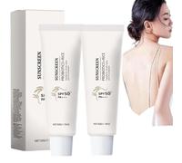 Lozione solare idratante leggera Rice, crema solare Rice, protezione solare idratante, crema solare a lunga durata per il viso, protezione della pelle e tutti i tipi di pelle (2 piezas)