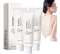 Lozione solare idratante leggera Rice, crema solare Rice, protezione solare idratante, crema solare a lunga durata per il viso, protezione della pelle e tutti i tipi di pelle (3 piezas)