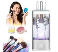 LOZLTX Limpiador de pinceles de maquillaje eléctrico. Rendimiento de limpieza más potente: lámpara UV médica + 7000 rpm. Dispositivo de limpieza de pinceles. Diseño perfecto. Compatible con todos los