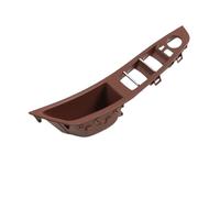 LOZOPMTMLD Maneta Tiradore Derecha Para BMW Serie 5 51417225867 Reemplazo Del Panel Apoyabrazos De La Manija Puerta Conductor Delantero Izquierdo Tirador la Puerta del Coche(LHD edBrown)