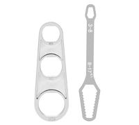 LOZTBUE 1 llave, 1 llave para grifo más 1 llave Torx doble, boquilla mezcladora de aireador, aireador, boquilla de grifo en forma de panal, cromada