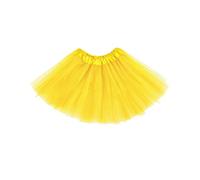 LOZTBUE Falda de Tul esponjosa de los años 80 para Mujer, 1 Pieza, Falda de Ballet, Enagua de Tul (Naranja)