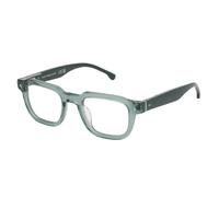 Lozza Hombre VL4335 SANREMO 5 06W5 Monturas ópticas Acetato Verde Cuadrada