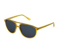 Lozza Unisex Lozza SL1827Z ZILO SPORT 01AG Gafas de sol Acetato Amarillo Azul Cuadrada Normal