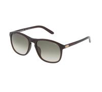 Lozza Unisex Lozza SL1845L COOPER 958L Gafas de sol Acetato Marrón Verde Cuadrada Normal Sombreado