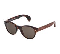 Lozza Unisex Lozza SL1913L MACHO 09AJ Gafas de sol Acetato la Habana Marrón Pantos Normal