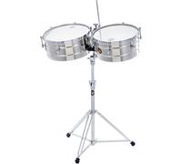 LP Latin Percussion Timbales Tito Puente Acero Inoxidable 14"/15" LP257-S