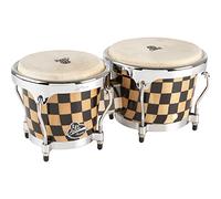 LP Aspire Accent - Bongos, con diseño de tablero de damas, 6 3/4" y 8"