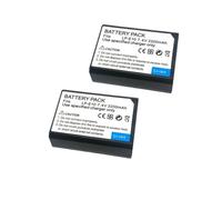 LP-E10 LPE10 LP E10 Batería, Compatible for Canon EOS 1100D 1200D 1300D 1500D 2000D 3000D 4000D KISS X50 X70 X80 Rebel T3 T5 T6 Piezas de cámara(2 battery)