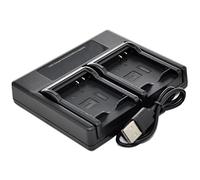LP-E12 batería Cargador DC USB Dual para Canon LPE12 LC-E12 LCE12 EOS M M2 M10 M50 M100 Rebel SL1 100D Kiss X7