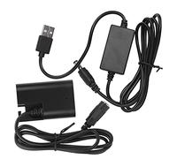 LP-E6 Adaptador de Corriente con Acoplador CC de Batería Simulada para Cámaras- Extienda el Tiempo de Trabajo de la Cámara