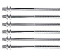 LP Latin Percussion RAW Series Street Can, para LP1614, LP1616, LP1618, (Pack de 6) Tornillo de afinación, Cromo 16-TR