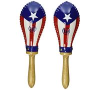 LP LP862215 - Maracas, con diseño de Bandera de Puerto Rico
