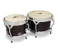 LP Matador - Bongos de madera, color oscura, 7 1/4" y 8 5/8"