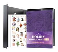 LP PRO Schedule Premium (morado, grabado, A4 (reloj de arena de 8.5 x 11 pulgadas)