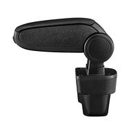 LP Trade Apoyabrazos Central para Fiorino 3 III | Accesorio para consola de almacenamiento y reposamanos con compartimento organizador | Pieza separada para el interior del coche | Tela negra