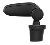 LP Trade Apoyabrazos Central para Juke 1 I | Accesorio para consola de almacenamiento y reposamanos con compartimento organizador | Pieza separada para el interior del coche | Tela negra
