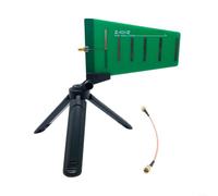 LP1725 Antena direccional 2,4 GHz 13 DBi para antena Yagi con conector SMA para puentes de red WiFi, estaciones base, acceso a Internet de larga distancia, ajustable sobre soporte de trípode, carcasa