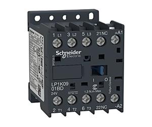LP1K0901FD Contactor: 3 polos NO x3 Contactor auxiliar: NC 110VDC 9A TeSys K ...