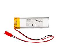 LP602158 - Batería de polímero de Litio (3,7 V, 750 mAh, polímero de Litio, AKYGA AKY0655, PCM JST, Conector de 2,54, 15 cm)