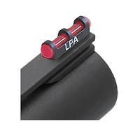 LPA Punto de mira con Base metálica par Orificio de 3mm, Fibra optica roja.