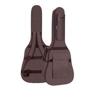 LPACXBYD Bolsa for Guitarra Folk, Esponja Gruesa de 10 mm, Bolsa Universal for Instrumentos Musicales de 40/41 Pulgadas, Estuche de Transporte acústico para Guitarra Clásica(Brown)