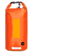 LPACXBYD Bolsa Impermeable Seca Juego de 3 Bolsas secas Impermeables, ultraligeras, Selladas, con Correa Hombro Desmontable y riñonera for teléfono Pantalla táctil(Orange 10L)