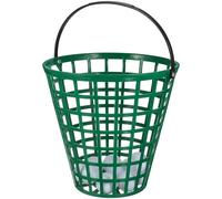 LPACXBYD Cesta Pelotas Golf 100Pcs Golf Ball Basket Rust Proof Stackable Range Bucket with Swivel Handle for Outdoor Use Heavy Duty Carrier Green