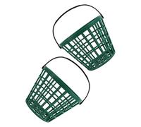 LPACXBYD Cesta Pelotas Golf 2Pcs Golf Ball Holder Plastic Basket Large Capacity Portable Outdoor Storage Organizer Collector Golfing