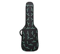 LPACXBYD Estuche Blando for Guitarra eléctrica, Mochila, Plegable, Impermeable, de Tela, con Relleno de Esponja de 12 mm, Personalizado para Guitarra Clásica(105 * 6 * 40cm)