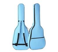 LPACXBYD Funda for Guitarra acústica de Tela Oxford de 40/41 Pulgadas, Impermeable, con Correas de Hombro Dobles de algodón y Funda Blanda Acolchada para Guitarra Clásica(Blue)