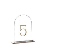 LPACXBYD PortanúMeros De Mesa Acrylic Wedding Table Number Plate White Card Display 3D Three-dimensional PosanúMeros Para Boda(Transparent,Number 21-25)