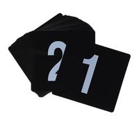 LPACXBYD PortanúMeros De Mesa Card Double Side Black Plastic Digital Seating Wedding Party Centerpieces Utensil Restaurant Supply PosanúMeros Para Boda(1 to 25)