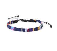 LPACXBYD Pulsera Cuerda Trenzada Pulseras de pareja hechas a mano, dijes for hombres, tejido ajustable for mujeres, verano, playa, surf(11)