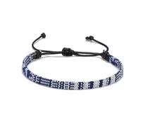 LPACXBYD Pulsera Cuerda Trenzada Pulseras de pareja hechas a mano, dijes for hombres, tejido ajustable for mujeres, verano, playa, surf(15)