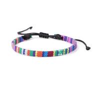 LPACXBYD Pulsera Cuerda Trenzada Pulseras de pareja hechas a mano, dijes for hombres, tejido ajustable for mujeres, verano, playa, surf(7)