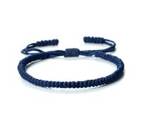 LPACXBYD Pulsera Cuerda Trenzada Pulseras trenzadas hechas a mano for mujeres y hombres, pulsera ajustable con nudo rojo, amuleto for protección de pareja(Color 19)