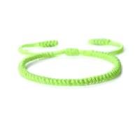 LPACXBYD Pulsera Cuerda Trenzada Pulseras trenzadas hechas a mano for mujeres y hombres, pulsera ajustable con nudo rojo, amuleto for protección de pareja(Color 11)
