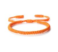 LPACXBYD Pulsera Cuerda Trenzada Pulseras trenzadas hechas a mano for mujeres y hombres, pulsera ajustable con nudo rojo, amuleto for protección de pareja(Color 8)