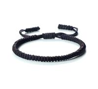 LPACXBYD Pulsera Cuerda Trenzada Pulseras trenzadas hechas a mano for mujeres y hombres, pulsera ajustable con nudo rojo, amuleto for protección de pareja(Color 12)