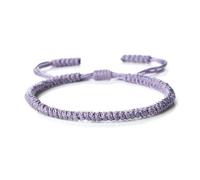 LPACXBYD Pulsera Cuerda Trenzada Pulseras trenzadas hechas a mano for mujeres y hombres, pulsera ajustable con nudo rojo, amuleto for protección de pareja(Color 16)