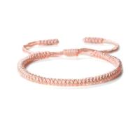 LPACXBYD Pulsera Cuerda Trenzada Pulseras trenzadas hechas a mano for mujeres y hombres, pulsera ajustable con nudo rojo, amuleto for protección de pareja(Color 5)