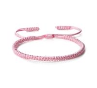 LPACXBYD Pulsera Cuerda Trenzada Pulseras trenzadas hechas a mano for mujeres y hombres, pulsera ajustable con nudo rojo, amuleto for protección de pareja(Color 7)