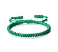 LPACXBYD Pulsera Cuerda Trenzada Pulseras trenzadas hechas a mano for mujeres y hombres, pulsera ajustable con nudo rojo, amuleto for protección de pareja(Color 14)