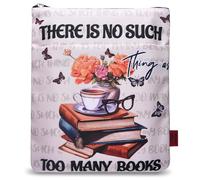 LParkin Funda de libro para amantes de los libros para mujer, regalo de bibliotecaria de gusano de biblioteca, club de lectura, cubierta de libro impermeable, regalo divertido de biblioteca, bolsa de