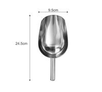 LPATEBCVU Cuchara de Hielo 1/3 Piezas de Acero Inoxidable, cucharas medidoras multifuncionales for Alimentos, for café y Granos(L)