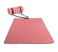 LPATEBCVU Manta Picnic Almohadilla Plegable, Manta Suave, Manta Impermeable Plegable for Exteriores, Estera de Picnic a Cuadros for Playa y Acampada(B)