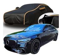 LPCQS Auto Protección Cubierta para Mercedes-AMG S63, Anti Nieve Rasguño UV Todo Clima de Oxford Tarpa de Coche,B